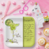 マルガリータレシピ ペーパープレート (パーティー)