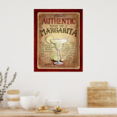 マルガリータレシピ ポスター (キッチン)