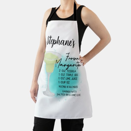 マルガリータ凍っていレシピカスタマイズ エプロン (インサイチュ)