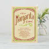マルガリータ招待状フィエスタテキーラビーチパーティー 招待状 (スタンド正面)