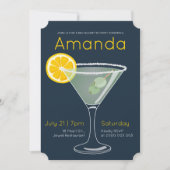 マルガリータ独身最後のパーティー招待状 招待状 (正面)