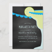 マルガリータ誕生日カクテルパーティーシャルボード 招待状 (正面)
