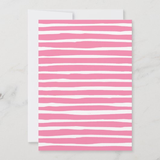 マルガリータ誕生日パーティーへの招待 招待状 (裏面)