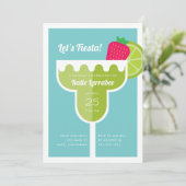 マルガリータ誕生日パーティー招待状 招待状 (スタンド正面)