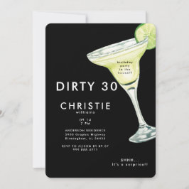 マルガリータ30thサプライズブラックバースデーパーティーII 招待状