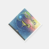 マルガリータ・カクテル(12ドリンクレシピセットの#9) スタンダードカクテルナプキン (角)