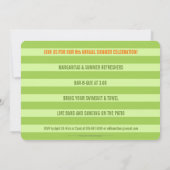 マルガリータ・サマー | シンコ・デ・マヨの招待状 招待状 (裏面)