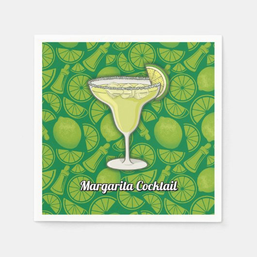 マルガリータ スタンダードカクテルナプキン (正面)