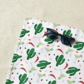 マルガリータ、チリペッパー、サボテン・フィエスタ ビーチタオル (インサイチュ)