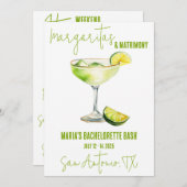 マルガリータ&マトリモニーバチェロレッテウィークエンドパーティー 招待状 (正面/裏面)