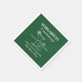 マルガリータ&マトリモニーバチェロレッテウィークエンド スタンダードカクテルナプキン (角)