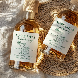 マルガリータ&マトリモニーバチェロレッテウィークエンド リキュールボトルラベル