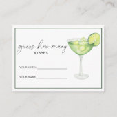 マルガリータ&マトリモニー何人のキスブライダルゲーム エンクロージャーカード (正面)