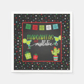 マルガリータ&ミストレトークリスマスパーティーナプキン スタンダードカクテルナプキン (正面)