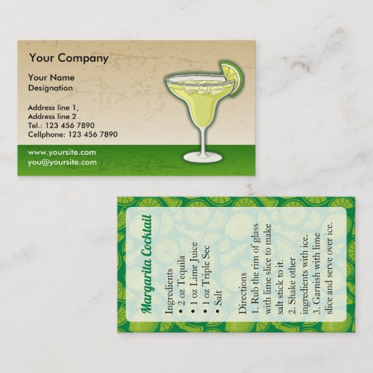 マルガリータ 名刺 (正面/裏面)