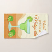 「マルガリータ」名前をカスタムするタオルセット バスタオルセット (ハンドタオル)