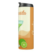 「マルガリータ」名前をカスタムするタンブラー タンブラー (回転右)