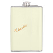 「マルガリータ」名前をカスタムする フラスク (裏面)