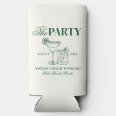 マルガリータ & 結婚前のお祝い ブライズパーティ スリム缶クーラー (裏面)