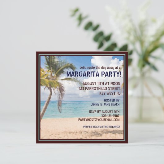 マルガリ遠くにタパーティの招待状で一日を無駄にする 招待状 (スタンド正面)