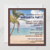 マルガリ遠くにタパーティの招待状で一日を無駄にする 招待状 (正面)