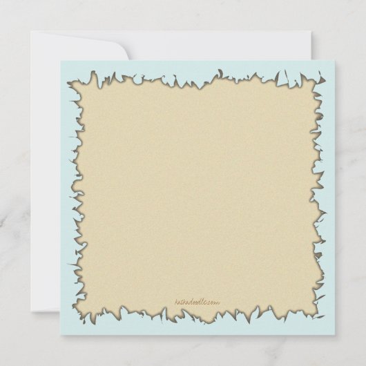 マルガリ遠くにタパーティの招待状で一日を無駄にする 招待状 (裏面)