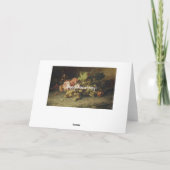 マルガレタ・ローゼンブームのぶどう付き静物詩 カード (裏面)