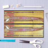 マルガレマクドナルド・マクキントシュによる刺繍パネル 薄葉紙 (クラフト)