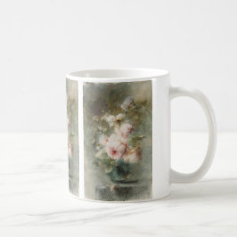 マルガレータ・ローゼンブームによる花瓶とバラ コーヒーマグカップ