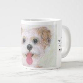 マルキーの犬のアップのジャンボコーヒーマグ ジャンボコーヒーマグカップ