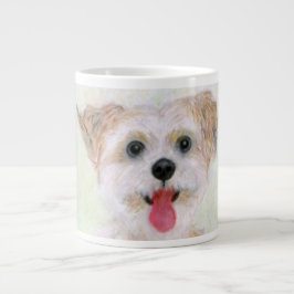 マルキーの犬のアップのジャンボコーヒーマグ ジャンボコーヒーマグカップ