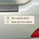 マルキーの面白い注意ステッカー バンパーステッカー (車上)