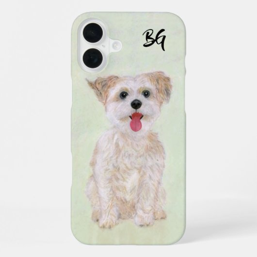 マルキー犬 バレリテリ iPhoneケース (裏面)