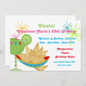 マルギュリタスとタパスの誕生日パーティー 招待状 (正面/裏面)