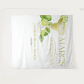 マルクスと結婚 | ブライダルシャワーの背景 タペストリー (正面(横))