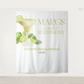 マルクスと結婚 | ブライダルシャワーの背景 タペストリー (正面)