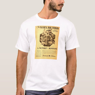 マルクスの兄弟1931年の映画昇進の雑誌の広告 Tシャツ