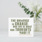 マルクスアウレリウス・アントニヌス引用文 ポストカード (スタンド正面)