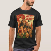 マルクス主義の勝利スリット Tシャツ (正面)