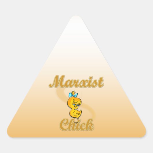 マルクス主義の聖母 三角形シール (正面)