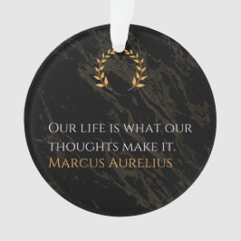 マルクス・アウレリウスの真実：人生を形作ること オーナメント