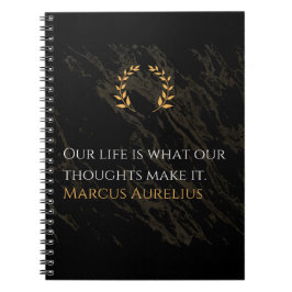 マルクス・アウレリウスの真実：人生を形作ること ノートブック