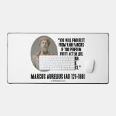 マルクス・アウレリウス休息の夢を見る デスクマット (キーボード&マウス)