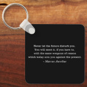 マルクス・アウレリウス未来ストイシズム引用文 キーホルダー (正面)