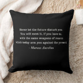 マルクス・アウレリウス未来ストイシズム引用文 クッション (ブランケット)