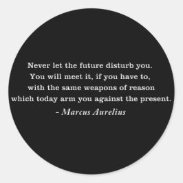 マルクス・アウレリウス未来ストイシズム引用文 ラウンドシール