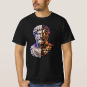 マルクス・アウレリウス サイバーパンクTシャツ Tシャツ (正面)