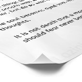 マルクス・アウレリウス・ストイック瞑想。グロッシーポスター ポスター (コーナー)