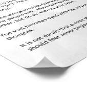 マルクス・アウレリウス・ストイック瞑想。知恵 ポスター (角)