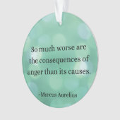 マルクス・アウレリウス：怒りを征服し、内面平和を見つける オーナメント (正面)